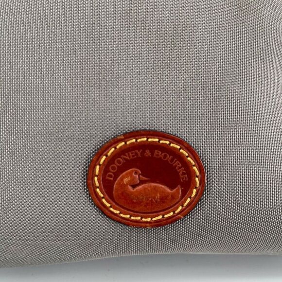 Dooney & Bourke Grey Nylon Crossbody Pouchette Bag – Everyday Essential - Picture 4 of 14